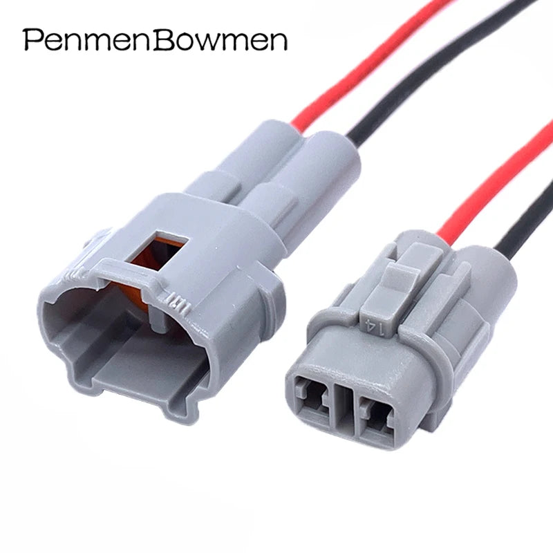 1 Set 2 Pin Auto MT Sealed Housing Electrical Cable Connectors Female Male Wire Harness Plug For Honda 6180-2321 6187-2311
