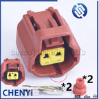 2 set 2 Pin 1.8 auto waterproof connector Coolant Temperature Sensor Socket plug 178390-1 178390-2 178390-3 178392-2 184000-1