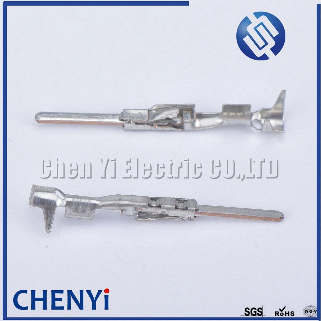 50 Pcs crimp male terminals for auto connector repalcement of 1718760-1 for 4F0973706 1718653-1 1-1924067-4 G406