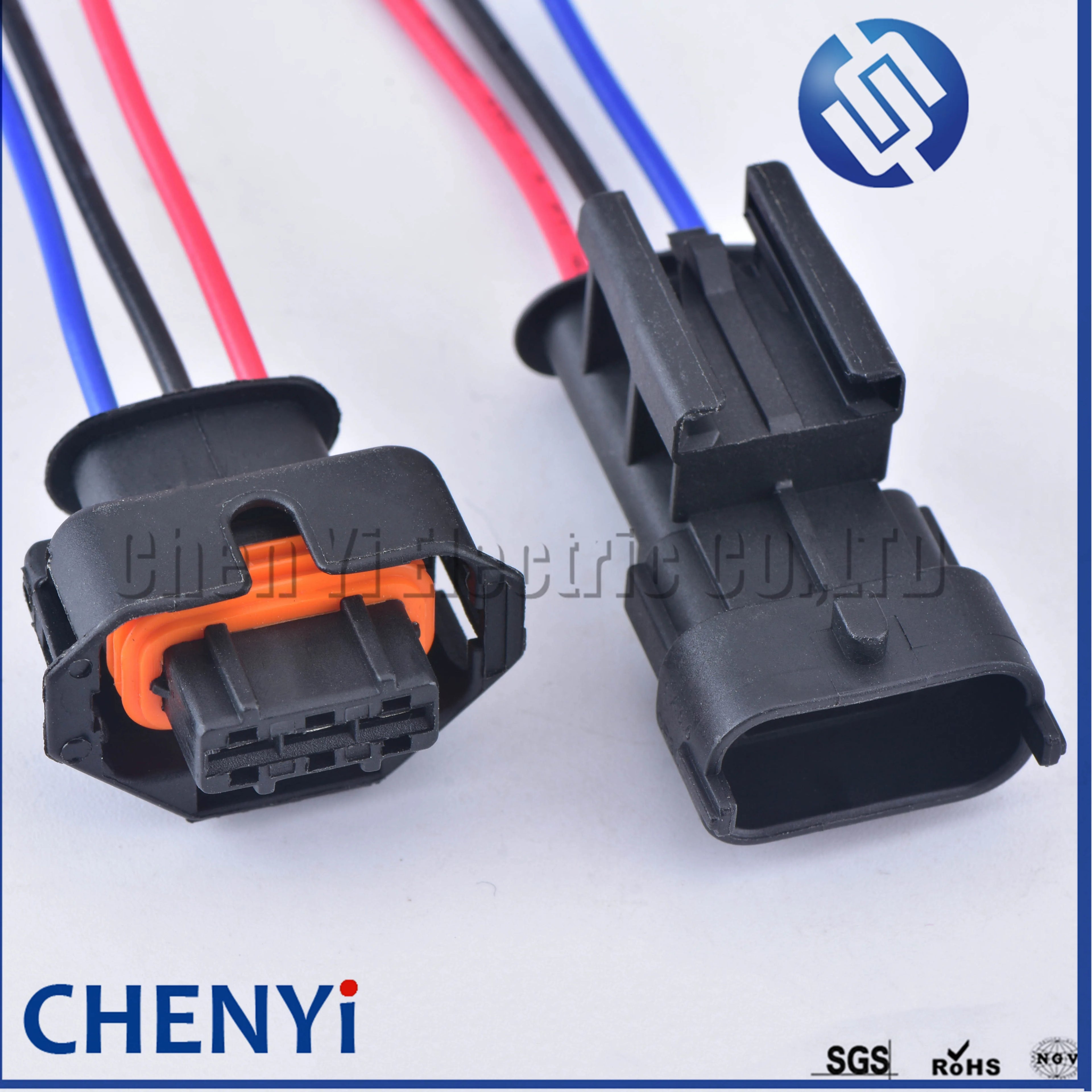 3 Pin Auto MAP Sensor Connector Common Rail Diesel Injection Pump Socket Pressure Crankshaft Position Sensor Plug For 1928404227