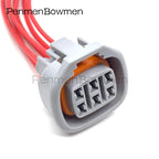 1 Set 6 Pin Car Ignitor Accelerator Throttle Pedal Electrical Connector Wire Harness Plug 6189-0029 90980-11144 for Toyota