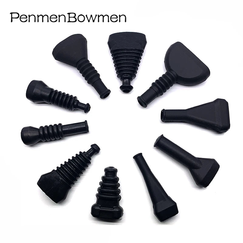 5 Sets 2 3 4 5 6 Pin Auto Waterproof Cover Rubber Boot Cap Plug Electrical Cable Connectors Wire Harness Imitation Broken Sleeve