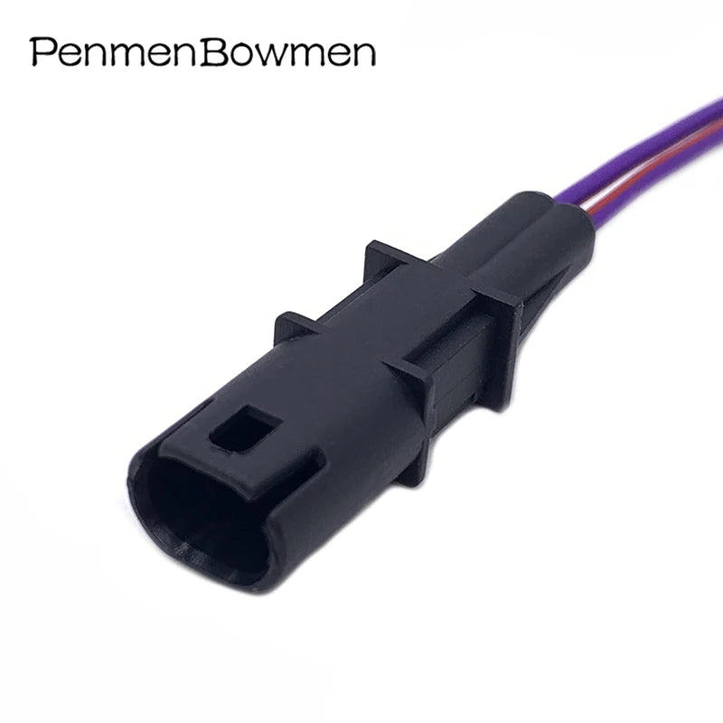 1 Set 2 Pin Car Modified Door Handle Rearview Mirror Heating Socket Electrical  Connectors Wire Harness Plug For BMW GT528i GT53