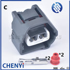 2 Pin Ignition Coil Connector Plug For Toyota Accent 1.6L Elantra J3 1JZ-GTE 2JZ-GTE 90980-10901 90980-10899 7283-7023-10