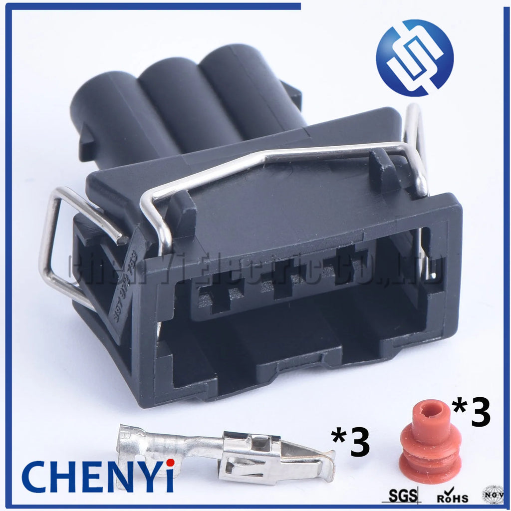 3 Pin 3.5mm 357972753 Male or Female efi series 357 972 753 EV1 EV14 JPT VR6 TPS sealed waterproof Coil connector