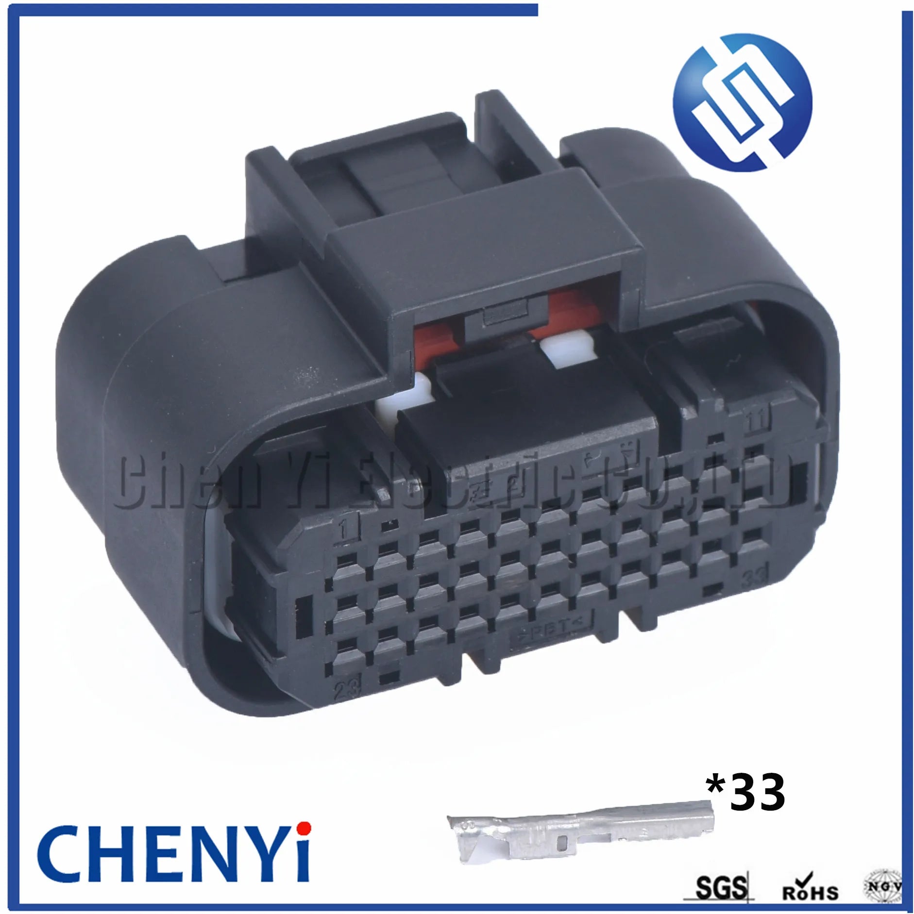 33 Pin car Motorcycle motorbike waterproof connector PCB Socket control system ecu plug 1554458-2 1554461-1 1554461-2 For Yamaha