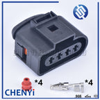 4 Pin 3.5 Automotive Waterproof connector 4B0973724 coil Extension adapter ignition coil plug 1J0973824 1J0973724 1J0 973 824