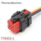 1 Set 2 3 4 6 8 12 Pin Auto Injector Excavator Fuel Electrical Cable Connectors Female Male Wire Harness Plug 776433-1 776429-1