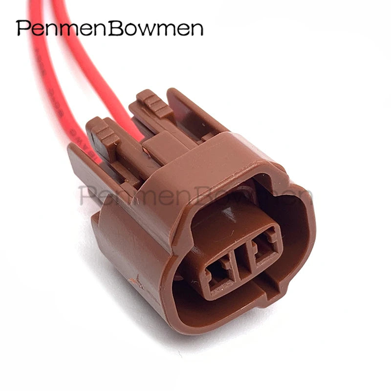 1 Set 2 Pin Car Temperature Electrical Cable Connectors Female Wire Harness Plug for Toyota Mazda 6189-0033