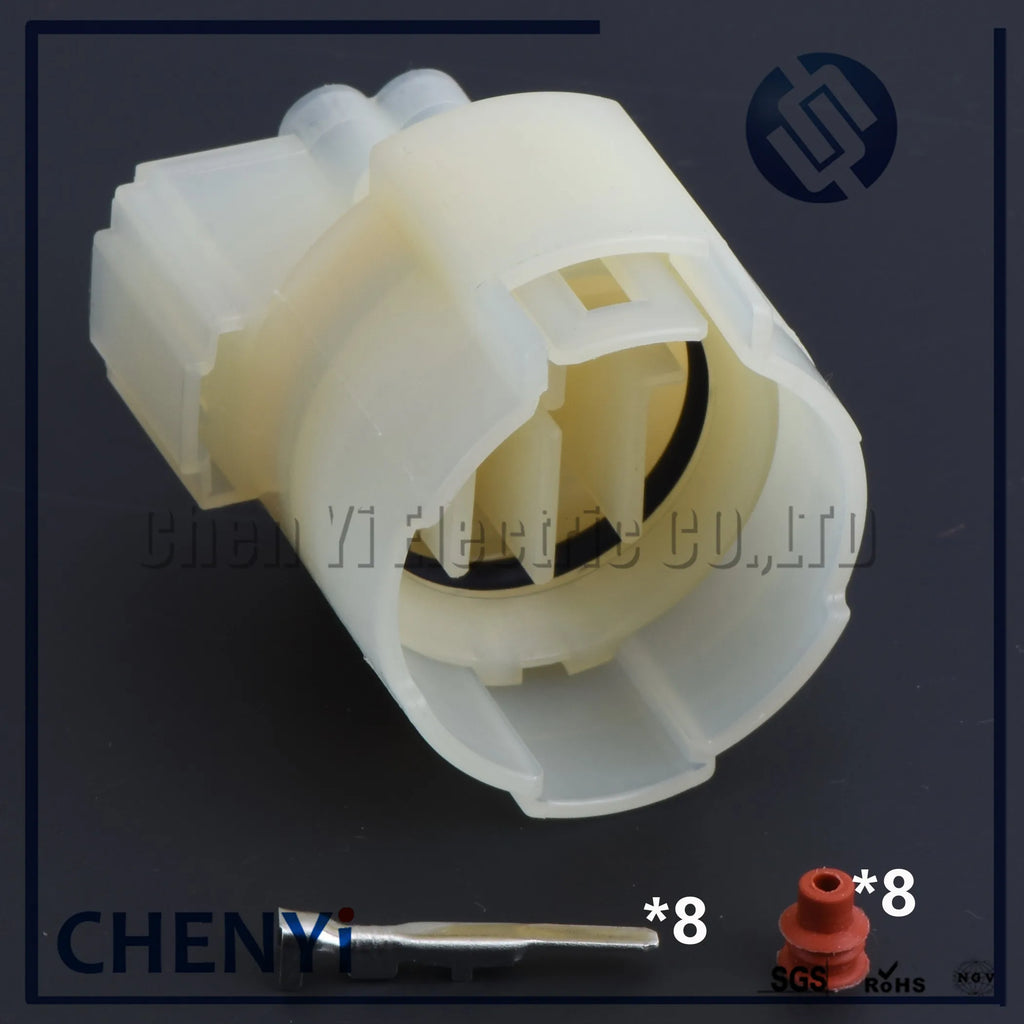 8 Pin Automotive Sealed socket waterproof auto connector 2.0mm male or female speaker plug sensor connectors 6187-8691 6180-8451