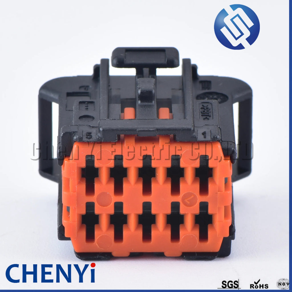 1 Set 10 Pin/Way 1.5 mm Female for Peugeot 206 Side Mirror Plastic Auto Electrical Wire Connector Plug 98816-1011 98823-1011