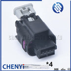 4 Pin female auto waterproof sensor connector Rear camera Wire harness plug 1801823-1 2236398-1 13422 For Renault Megan