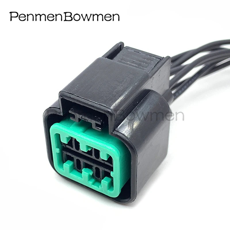 1 Set 6 Pin Car Oxygen Headlamp Fog Lamp Electrical Cable Connectors Female Wire Harness Plug For HYUNDAI KIA PB625-06027