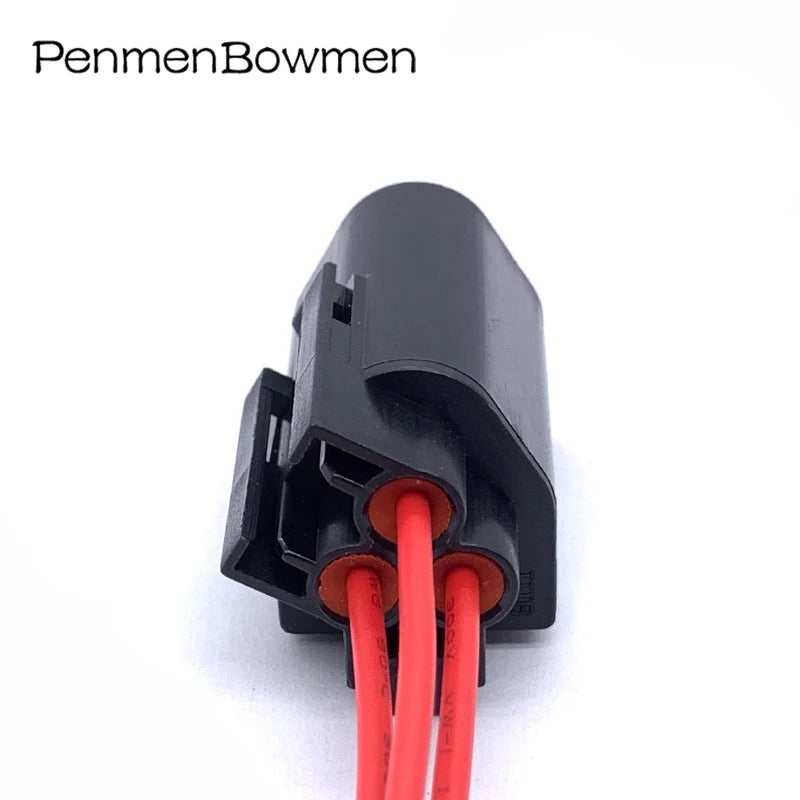 1 Set 3 Pin Auto Triangle Rubber Shell Sheath Electrical Cable Connectors Waterproof Female Wire Harness Plug 7-1437710-9