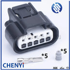 1 set 5 Pin 7283-5529 Waterproof Female Housing Plug 11904 cable adapter sensor electric Yaw Rate Sensor connector 90980-11904