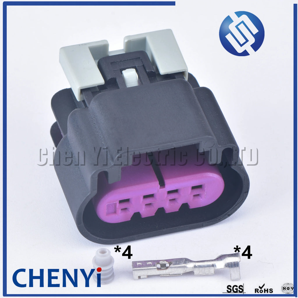 4 pin female auto waterproof ignition coil plug oxygen sensor connector 15487756 15466325 GT series socket For Buick Chevrolet