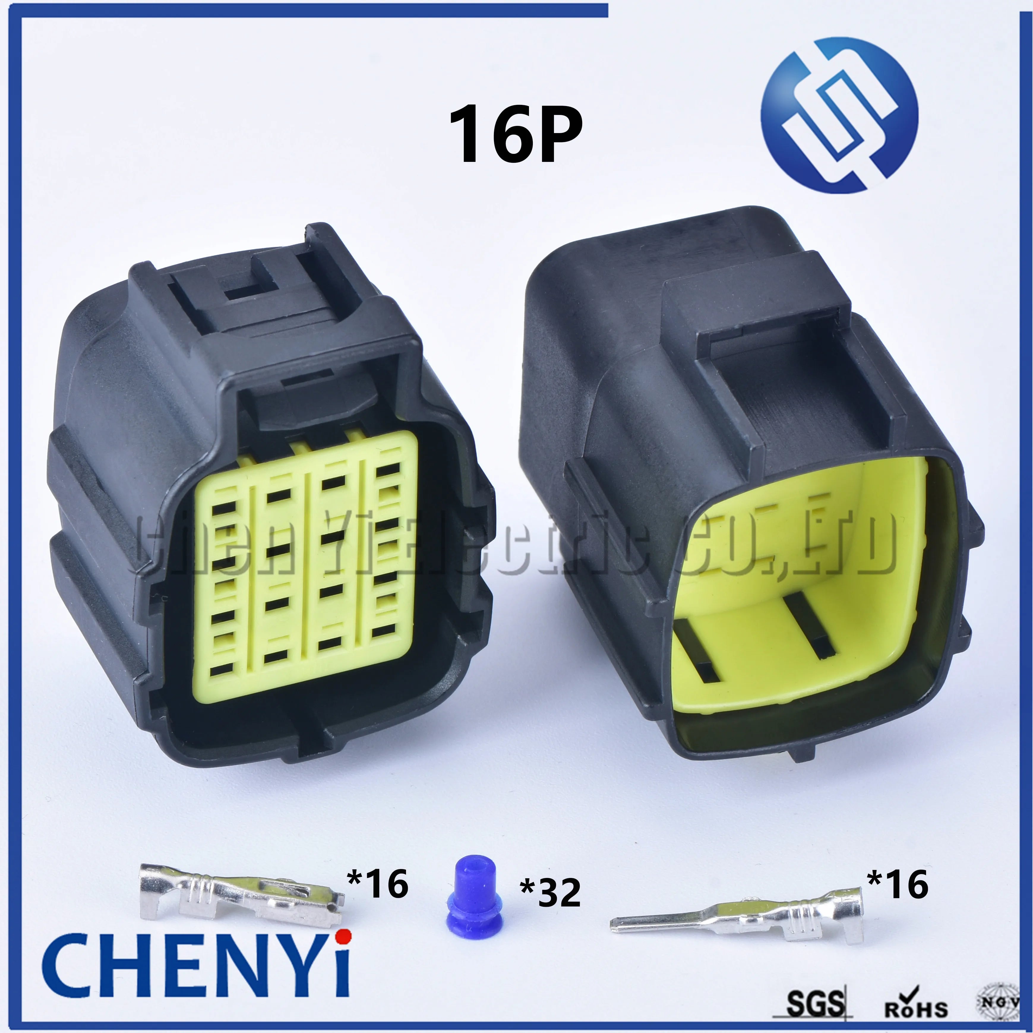 1/2/3/4/6/8/10/12/16 Pin Waterproof Connector Electrical Plug Car Auto Sealed Truck Harness Socket 174879-2 174877-2