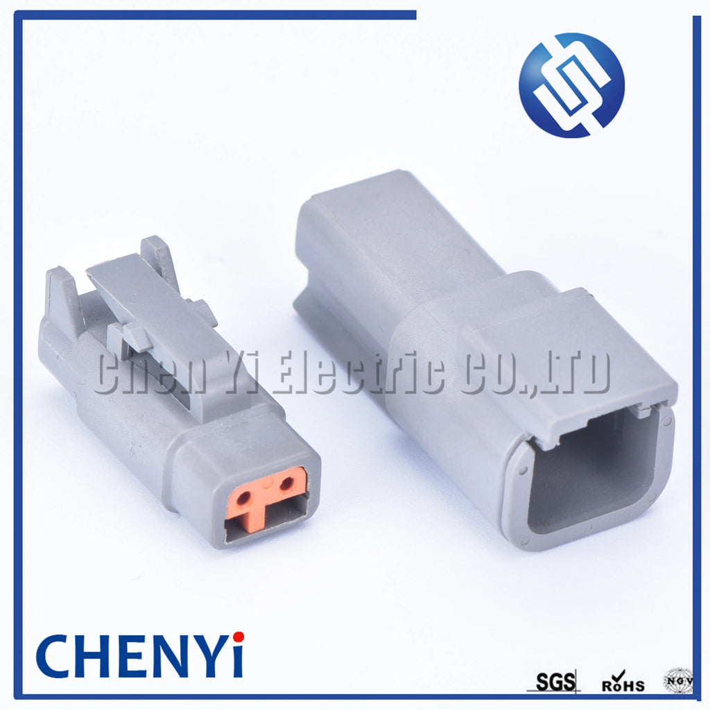 2 Pin connector Auto Waterproof Connector Electrical Inlet Air Temperature Sensor Plug DTM06-2S DTM04-2P For Deutsch DTM