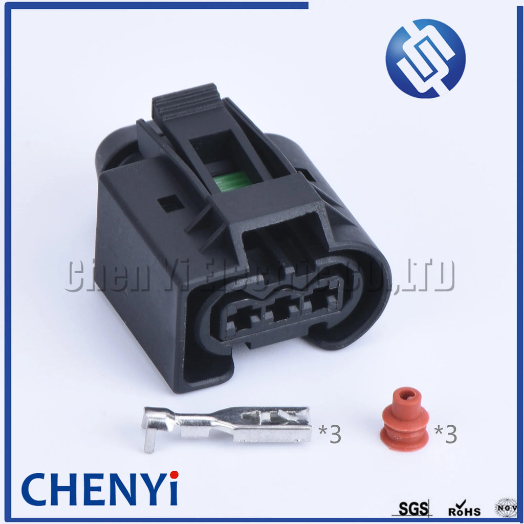 3 Pin male female crankshaft sensor plug Injector Connector high pressure oil pressure Plug 22140492050 09441391 50290970