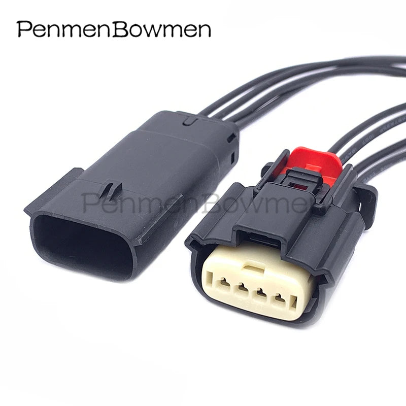 1 Set 4 Pin Car Light Lamp Ignition Coil Electrical Cable Connectors Wire Harness Plug For Ford Buick 33481-0401 33471-0401