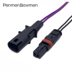 1 Set 2 Pin Car Modified Door Handle Rearview Mirror Heating Socket Electrical  Connectors Wire Harness Plug For BMW GT528i GT53