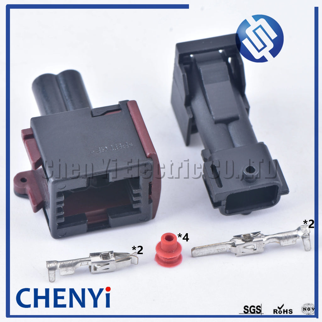 2 Pin Female or male Automotive waterproof connector Harness plug 1-967239-1 1-965422-1 for Jungheinrich electric machines