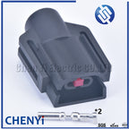 2 pin car waterproof auto connector female cable plug sensor electrical plug connector E4AB-14489 For Ford GMC
