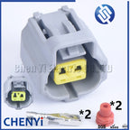 2 set 2 Pin 1.8 auto waterproof connector Coolant Temperature Sensor Socket plug 178390-1 178390-2 178390-3 178392-2 184000-1
