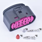 14 Pin Car Xenon Headlight Lamp Plug Connector Socket Housing Automotive waterproof connector 1J0973737 1J0973837 1J0 973 737