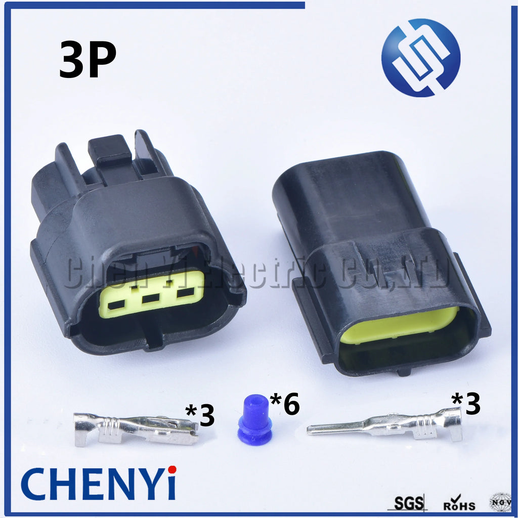 1/2/3/4/6/8/10/12/16 Pin Waterproof Connector Electrical Plug Car Auto Sealed Truck Harness Socket 174879-2 174877-2