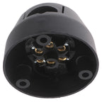 12V 7 Pin Round Standard European Car Plug Connector Plastic 7 Pin Socket Plugs For Trailers RVs Car Accessories