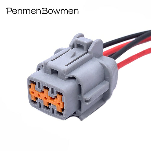 1 Set 6 Pin Auto Car Headlight Electrical Cable Female Connectors Plug Wire Harness For Nissan Teana 6188-0560 6189-1175