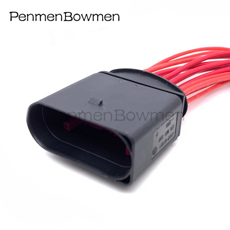 1 Set 14 Pin Car Xenon Headlights Lamp Socket Electrical Cable Connectors Waterproof Female Male Wire Harness Plug 1J0973737