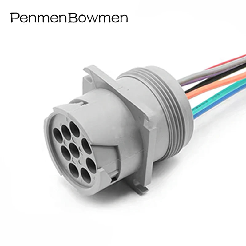 1 Set 9 Pin Car New Connector Diagnostic Tool Circular Electrical Cable Connectors Wire Harness Plug HD16-9-96S HD10-9-96P