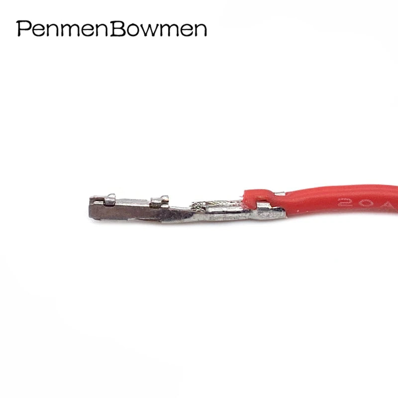 10 Pcs 2.0mm Auto Splice Crimping Terminal Electronic Connector Wire Loose Pin Replacement with Cable 8100-3455