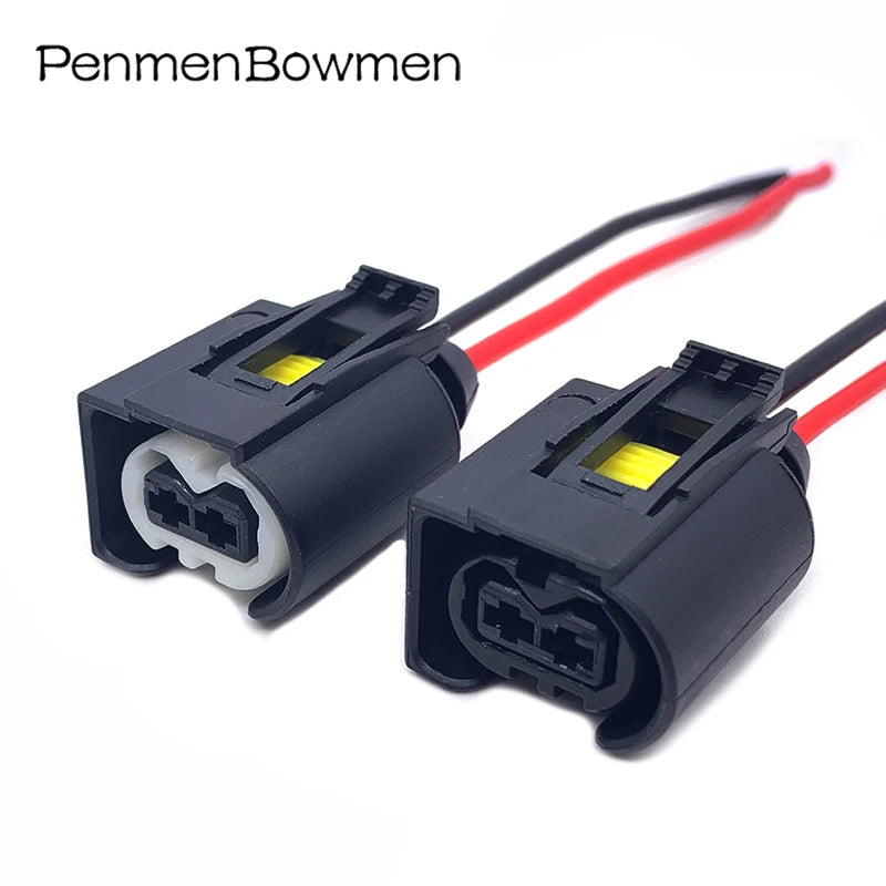 1 Set 2 Pin Auto Ignition Coil High Voltage Package Electrical Cable Connectors Wire Harness Plug 50290937 9441292 For Benz BMW