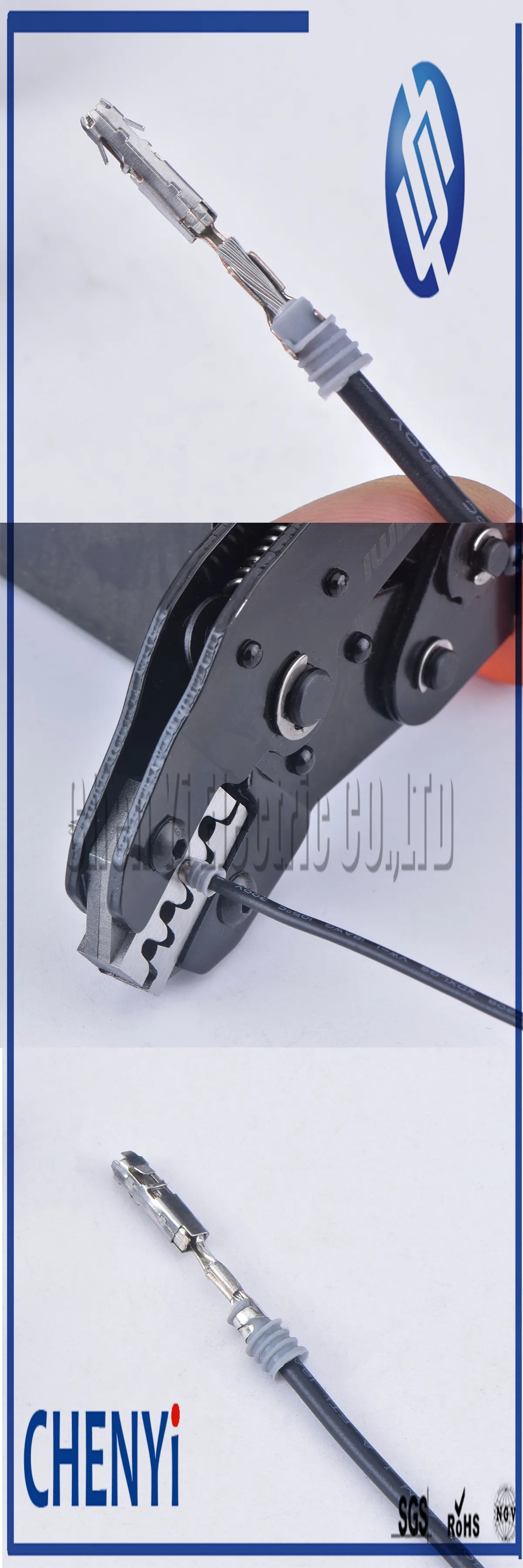 auto waterproof seal Pin Crimping pliers Cold-pressed Pin pliers crimping tools pliers for AWG24-18 wire Terminal Crimp