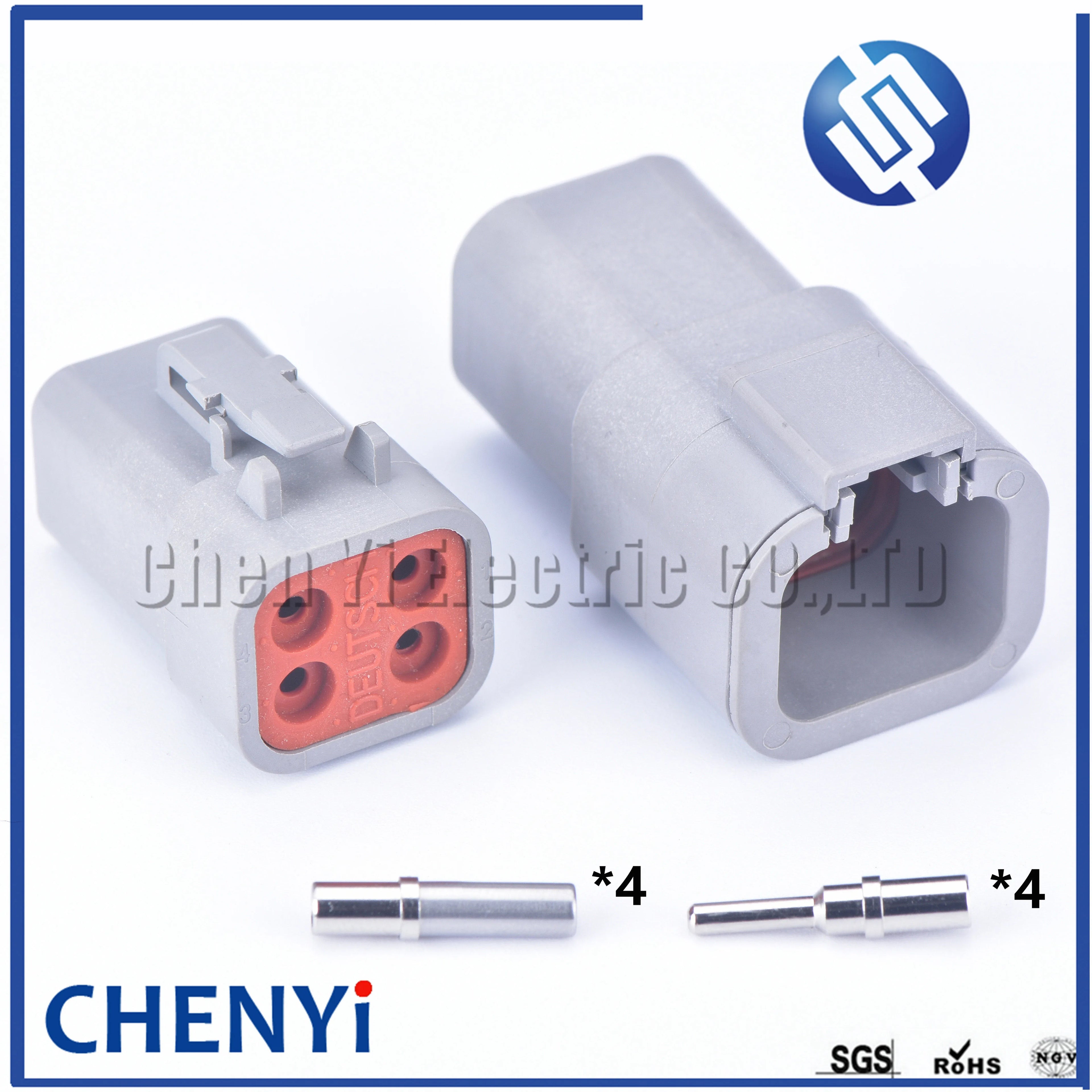4 Pin DTP series Male or Female Automotive connector waterproof plug DTP06-4S DTP04-4P Two types of  options for Cummins