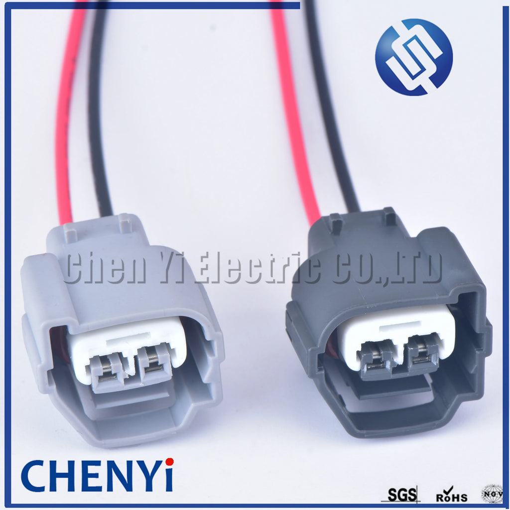 2 Pin Ignition Coil Connector Plug with Cable Wire Harness For Hyundai Getz Accent 1.6L Elantra J3 90980-10901 90980-10899