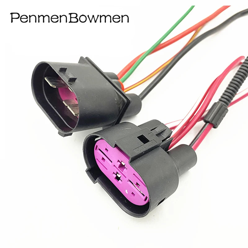 4 Pin Auto Electronic Connector Wiring Harness Fan Socket For Passat Tiguan Golf Skoda Octavia 1J09064 1J0906444 1J0906234