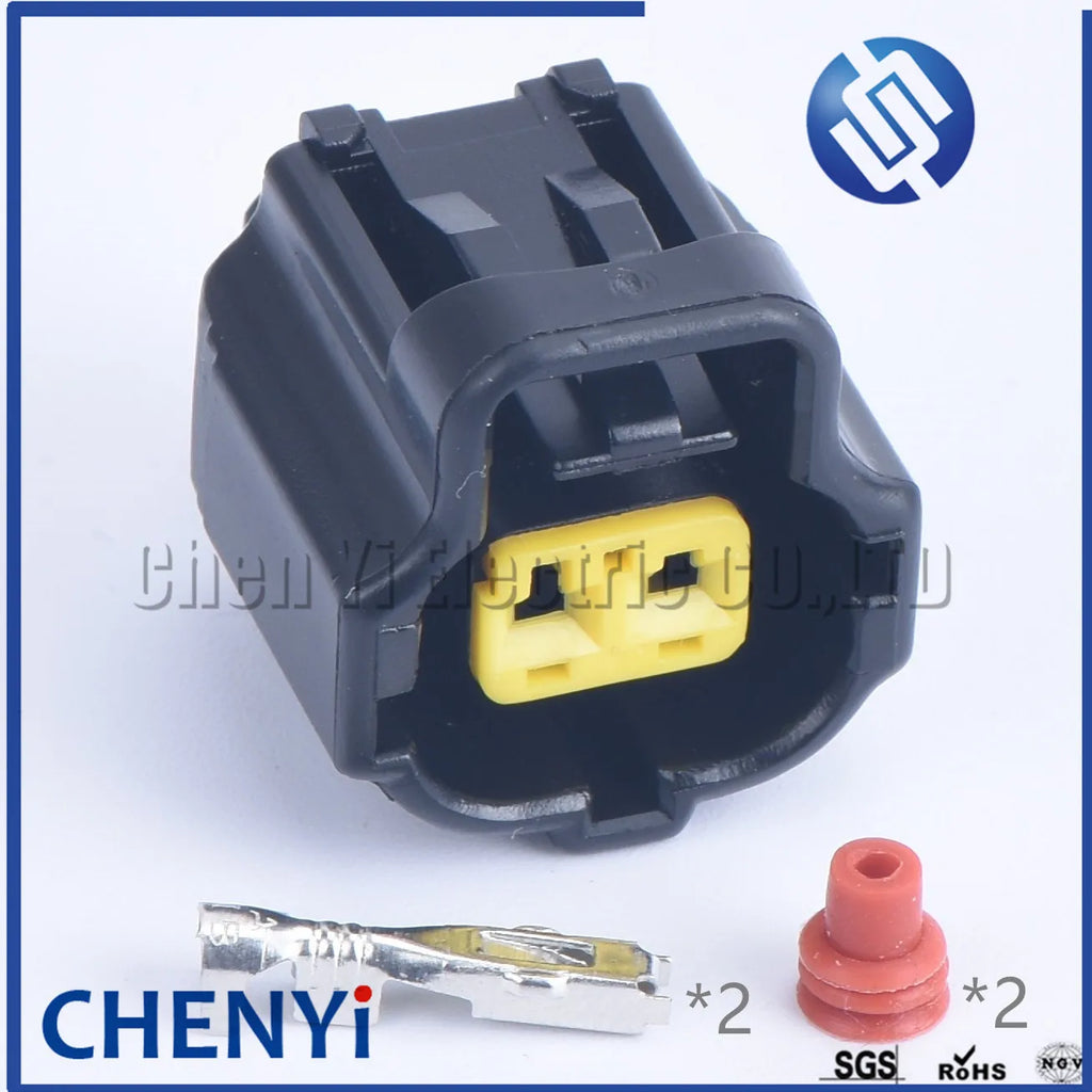 1 set 2 Pin way 1.8 mm female waterproof cable connector plug 178390-1 water temperature sensor 178390-2（Many forms）