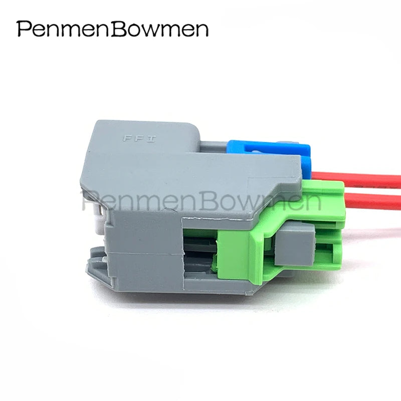 1 Set 2 Pin Auto Fuel Injector Waterproof Female Electrical Connector Wiring Harness for 15423278 15419715