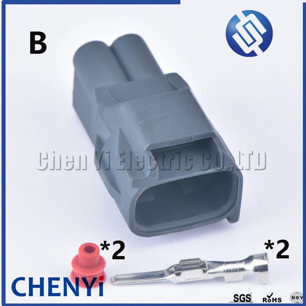 2 Pin Ignition Coil Connector Plug For Toyota Accent 1.6L Elantra J3 1JZ-GTE 2JZ-GTE 90980-10901 90980-10899 7283-7023-10