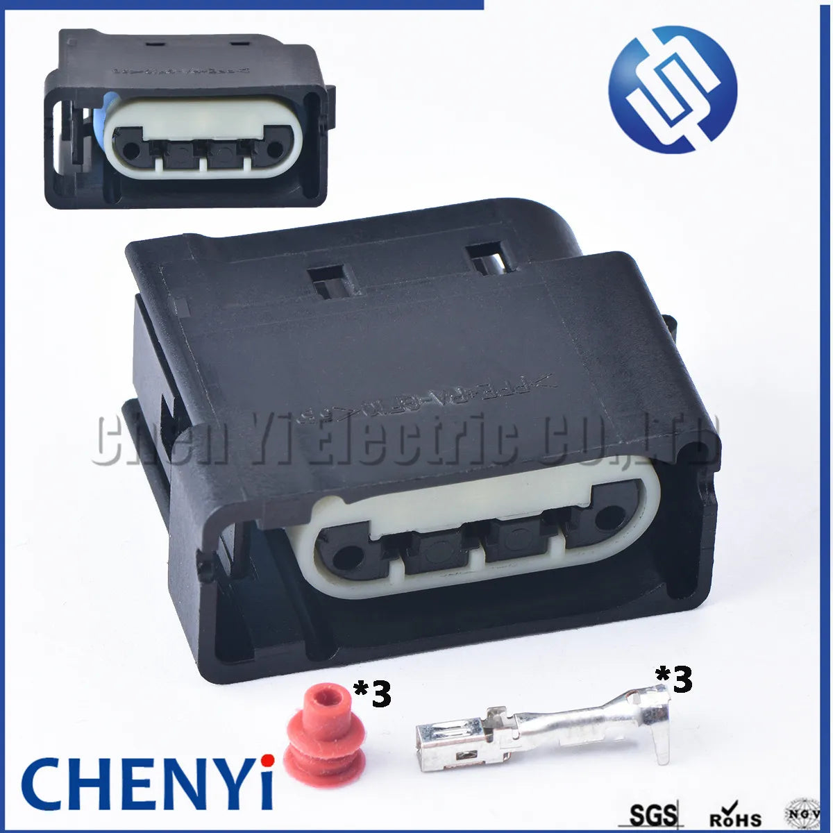 2/3 Pin Auto waterproof connector for Ford Focus Mondeo GM Buick Opel Cadillac Lincoln Jeep Headlight turn signal taillight plug