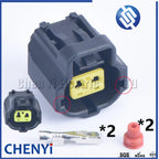 2 set 2 Pin 1.8 auto waterproof connector Coolant Temperature Sensor Socket plug 178390-1 178390-2 178390-3 178392-2 184000-1