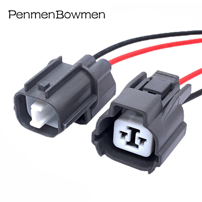 2 Pin Rear Door Lock Motor Horn Auto Waterproof Electrical Cable Connectors Wire Harness For BUICK Honda BYD 6181-0070 6189-0129