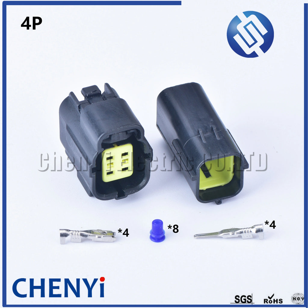 1/2/3/4/6/8/10/12/16 Pin Waterproof Connector Electrical Plug Car Auto Sealed Truck Harness Socket 174879-2 174877-2