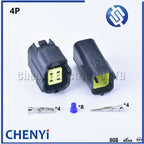 1/2/3/4/6/8/10/12/16 Pin Waterproof Connector Electrical Plug Car Auto Sealed Truck Harness Socket 174879-2 174877-2