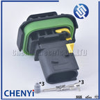 3 Pin female or male waterproof injector connector automotive electrical car ECU connector 1-1418448-1 1-1703843-1 1-1670730-1