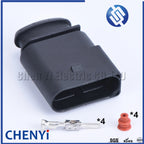 4 Pin female or male Automotive waterproof connector Ignition Coil wire harness Plug 8K0973724 8K0 973 724